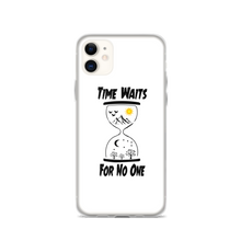 Load image into Gallery viewer, White "Time" iPhone Case