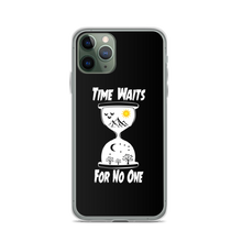 Load image into Gallery viewer, Black "Time" iPhone Case