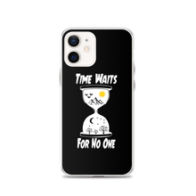 Load image into Gallery viewer, Black "Time" iPhone Case