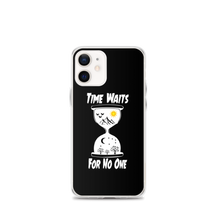 Load image into Gallery viewer, Black "Time" iPhone Case