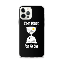 Load image into Gallery viewer, Black "Time" iPhone Case