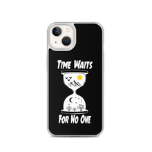 Load image into Gallery viewer, Black "Time" iPhone Case