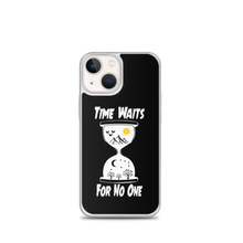 Load image into Gallery viewer, Black "Time" iPhone Case