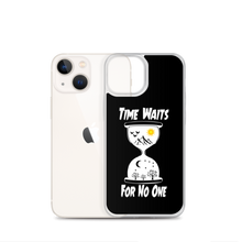 Load image into Gallery viewer, Black "Time" iPhone Case