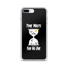 Load image into Gallery viewer, Black "Time" iPhone Case