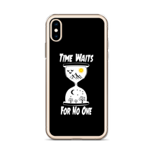 Load image into Gallery viewer, Black "Time" iPhone Case