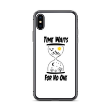 Load image into Gallery viewer, White "Time" iPhone Case