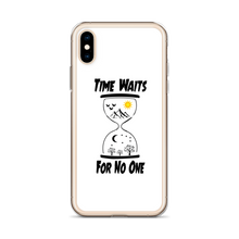 Load image into Gallery viewer, White "Time" iPhone Case