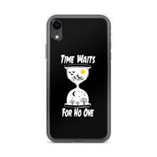 Load image into Gallery viewer, Black "Time" iPhone Case