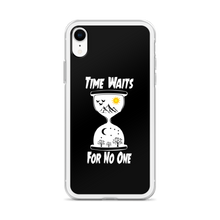 Load image into Gallery viewer, Black "Time" iPhone Case