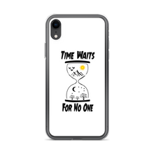 Load image into Gallery viewer, White "Time" iPhone Case