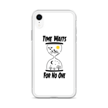 Load image into Gallery viewer, White "Time" iPhone Case