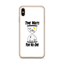 Load image into Gallery viewer, White "Time" iPhone Case