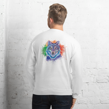 Load image into Gallery viewer, Men's White "Brave" Sweatshirt