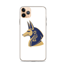 Load image into Gallery viewer, White &quot;Anubis&quot; iPhone Case
