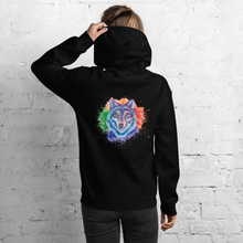 Load image into Gallery viewer, Women&#39;s Black &quot;Brave&quot; Hoodie
