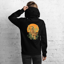 Load image into Gallery viewer, Women&#39;s Black &#39;Jungle Mania&#39; Hoodie
