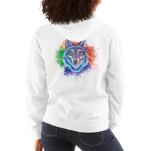 Load image into Gallery viewer, Women&#39;s White &quot;Brave&quot; Hoodie
