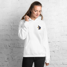 Load image into Gallery viewer, Women&#39;s White &quot;Brave&quot; Hoodie
